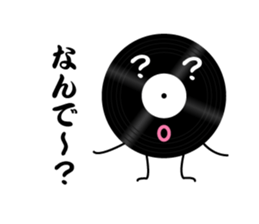 RECORD boy sticker #13714957