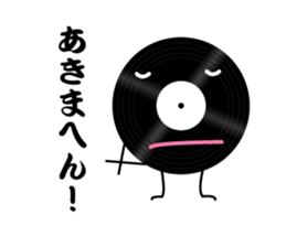 RECORD boy sticker #13714960