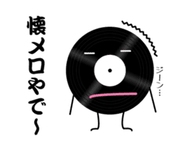 RECORD boy sticker #13714961