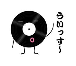 RECORD boy sticker #13714963