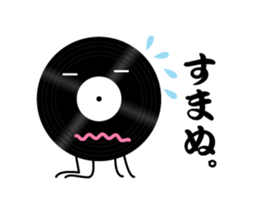 RECORD boy sticker #13714964