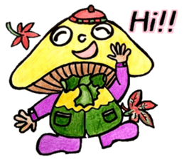 Cute Mushroom!!~3~ sticker #13714971