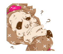 Pocong daden sticker #13715358