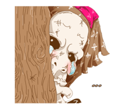 Pocong daden sticker #13715360