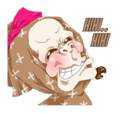 Pocong daden sticker #13715362