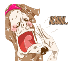 Pocong daden sticker #13715367