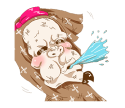 Pocong daden sticker #13715368