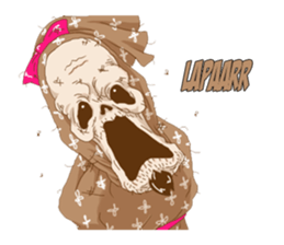 Pocong daden sticker #13715371