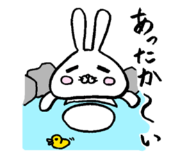 Old bird rabbit sticker #13716430