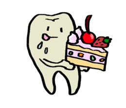 Mari's teeth sticker #13716465