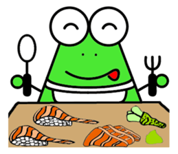 Onigiri Frog sticker #13716749