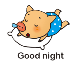 I am happy pig! sticker #13716785