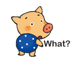 I am happy pig! sticker #13716790