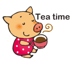 I am happy pig! sticker #13716796