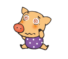I am happy pig! sticker #13716800