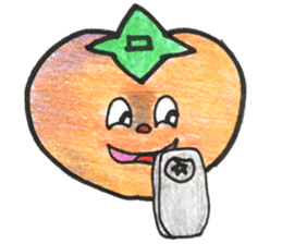 persimmon boy and eggplant boy2 sticker #13717021