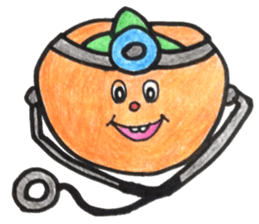 persimmon boy and eggplant boy2 sticker #13717039