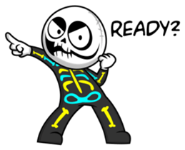 Skulletoon sticker #13717251