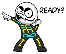 Skulletoon sticker #13717251