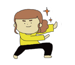 Laid Back Girl sticker #13717562
