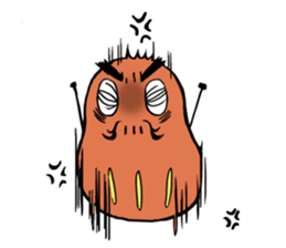 daruma doll "DAIKICHI" sticker #13718058