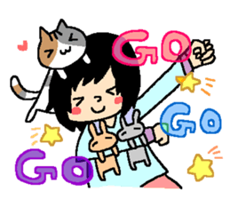 The mochizukis daily healing sticker sticker #13718182