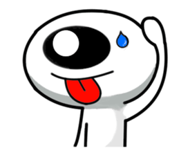 one eye alien sticker sticker #13718976