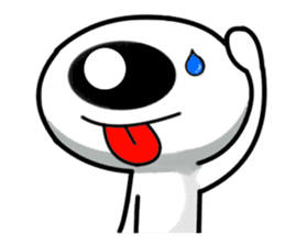 one eye alien sticker sticker #13718976