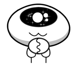 one eye alien sticker sticker #13718978
