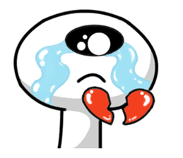 one eye alien sticker sticker #13718984