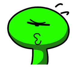 one eye alien sticker sticker #13718985