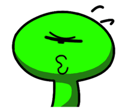 one eye alien sticker sticker #13718985