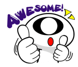 one eye alien sticker sticker #13718991