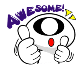 one eye alien sticker sticker #13718991