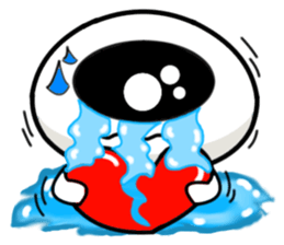 one eye alien sticker sticker #13718996