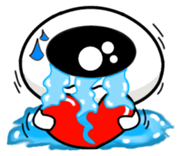 one eye alien sticker sticker #13718996