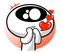 one eye alien sticker sticker #13718997