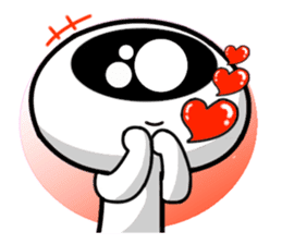 one eye alien sticker sticker #13718997