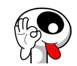 one eye alien sticker sticker #13718998