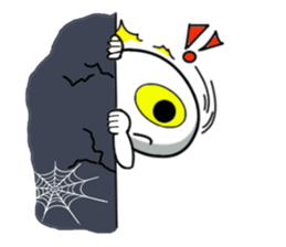 one eye alien sticker sticker #13719001