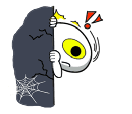 one eye alien sticker sticker #13719001