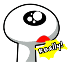 one eye alien sticker sticker #13719003