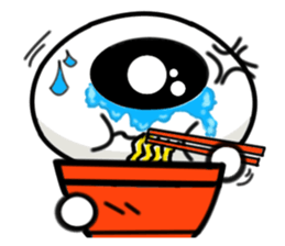 one eye alien sticker sticker #13719004