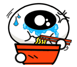 one eye alien sticker sticker #13719004