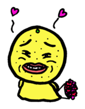 orange and dog sticker #13719455