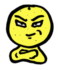 orange and dog sticker #13719472