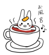 Kansai dialect rabbit"Kakipi" sticker #13719554