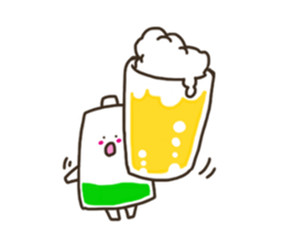 Convenient BATTERY sticker #13719572