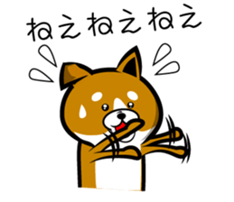 Sagging ear Shibatchi [Shiba Inu] sticker #13720199