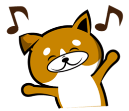 Sagging ear Shibatchi [Shiba Inu] sticker #13720202